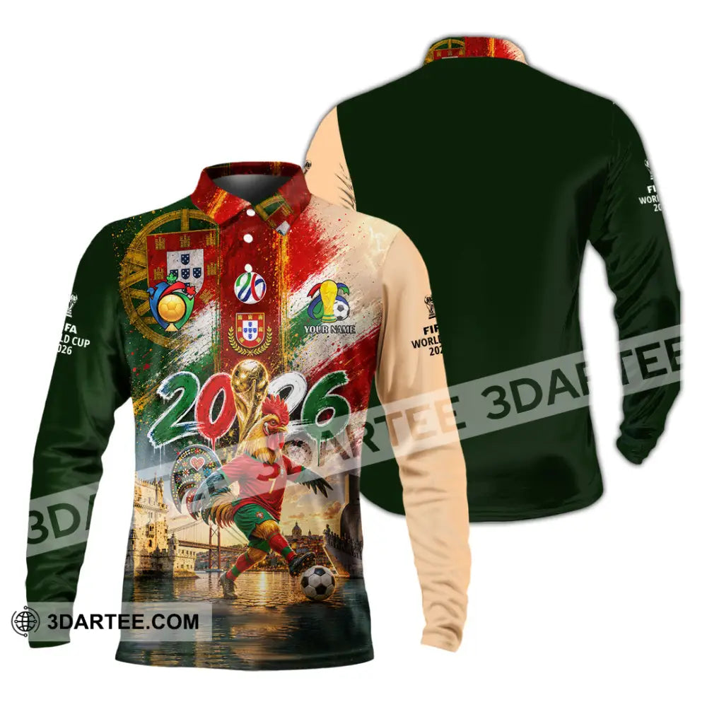 Unisex Shirt - Custom World Cup 2026 Shirt - Long Sleeve Polo / S - T-shirt