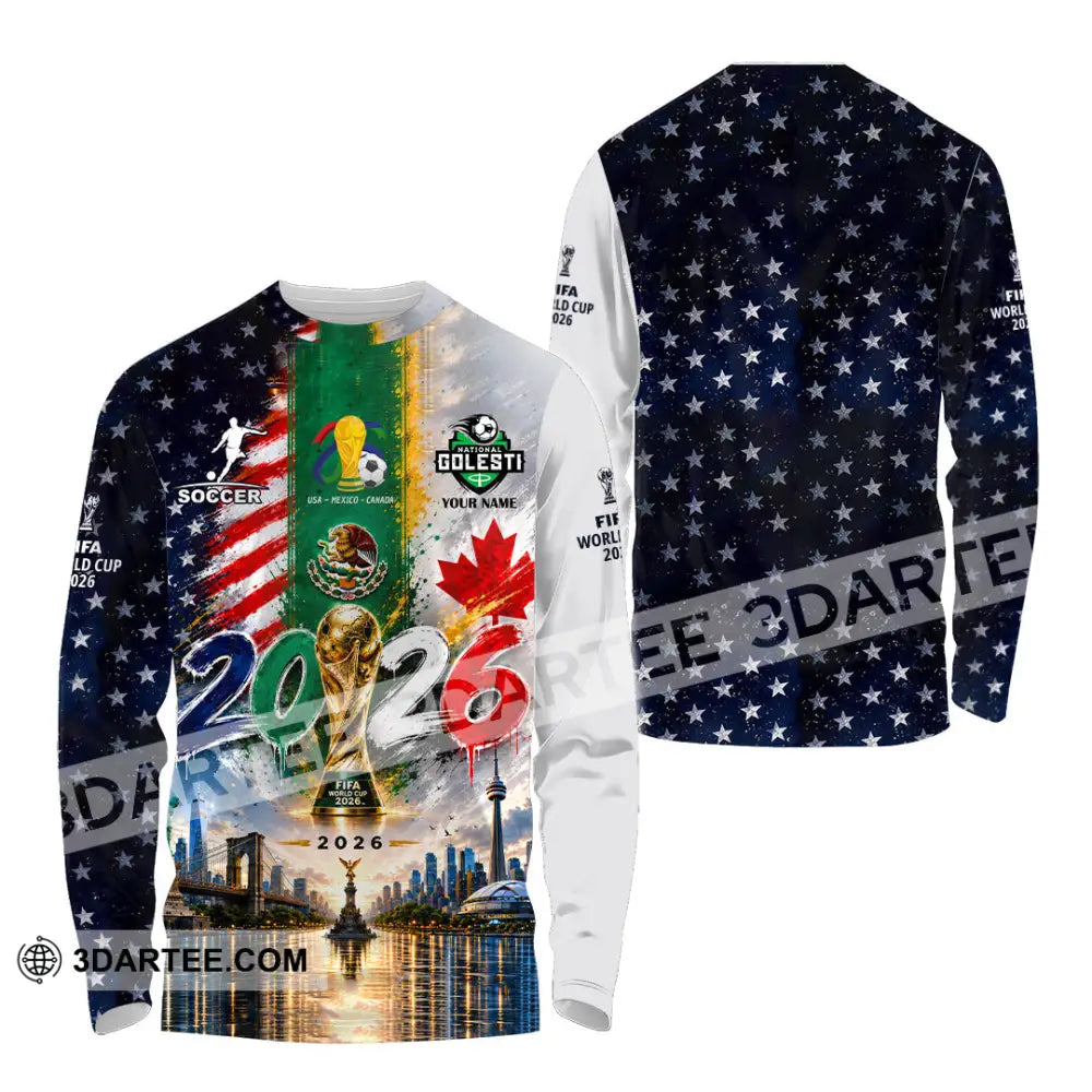 Unisex Shirt - Custom World Cup 2026 Shirt - Long Sleeve Shirt / S - T-shirt