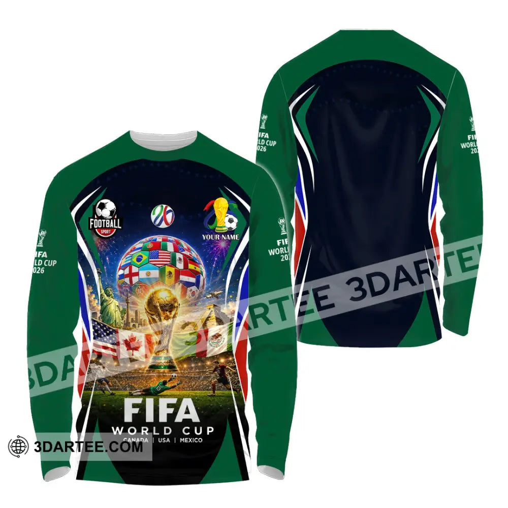 Unisex Shirt - Custom World Cup 2026 Shirt - Long Sleeve Shirt / S - T-shirt