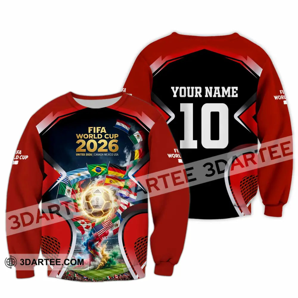 Unisex Shirt - Custom World Cup 2026 Shirt - Long Sleeve / S - T-shirt