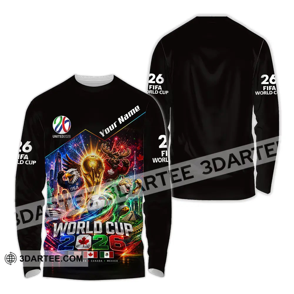 Unisex Shirt - Custom World Cup 2026 Shirt - Long Sleeve Shirt / S - T-shirt