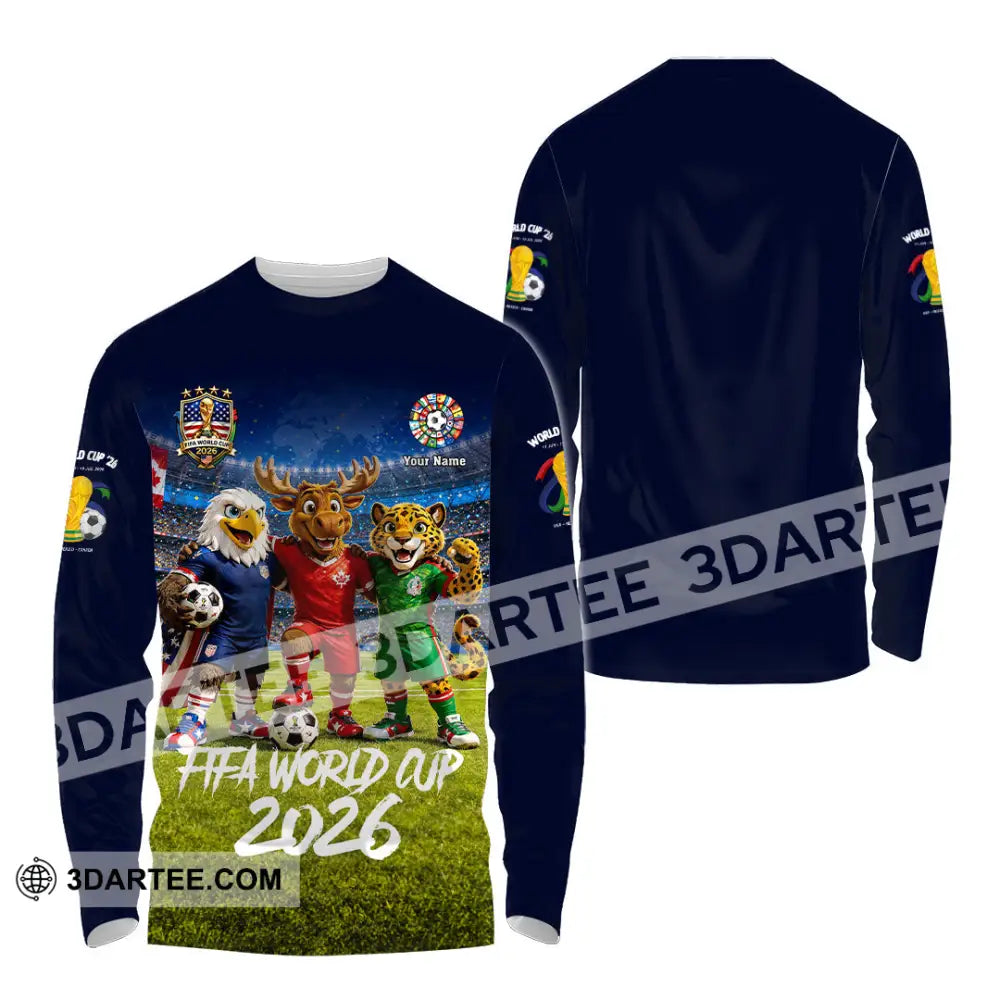 Unisex Shirt - Custom World Cup 2026 Shirt - Long Sleeve Shirt / S - T-shirt