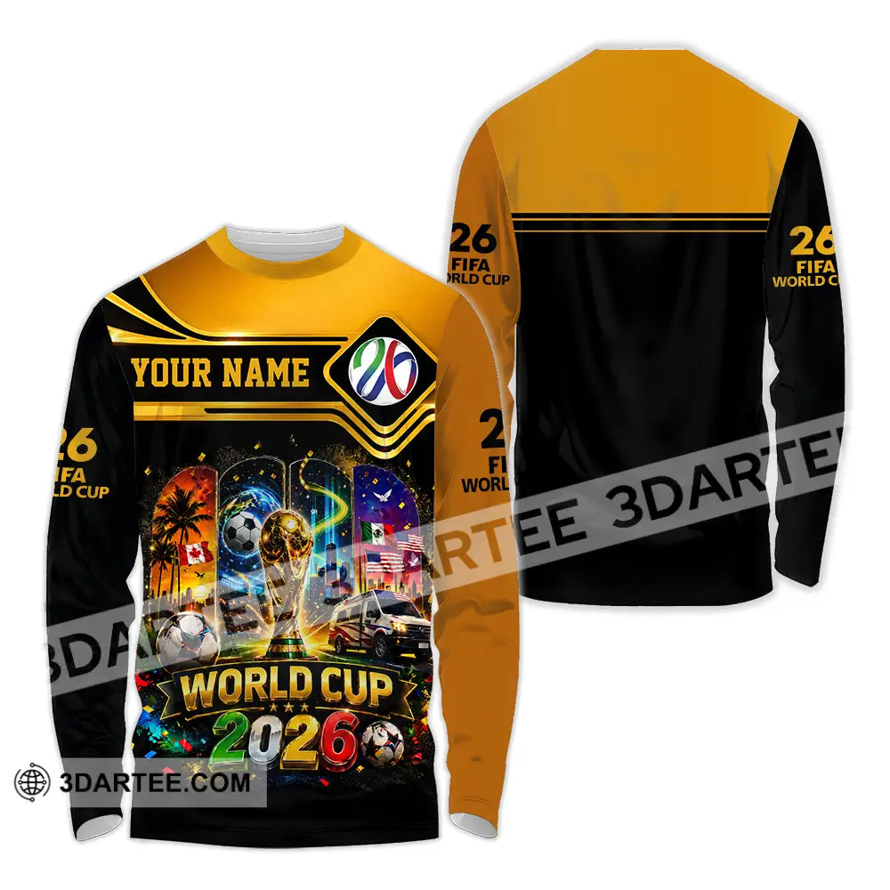 Unisex Shirt - Custom World Cup 2026 Shirt - Long Sleeve Shirt / S - T-shirt