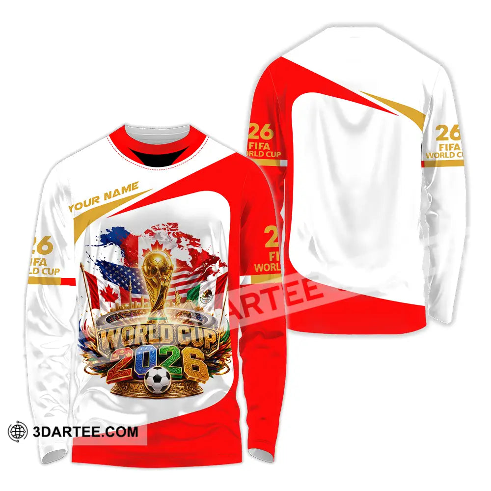 Unisex Shirt - Custom World Cup 2026 Shirt - Long Sleeve Shirt / S - T-shirt
