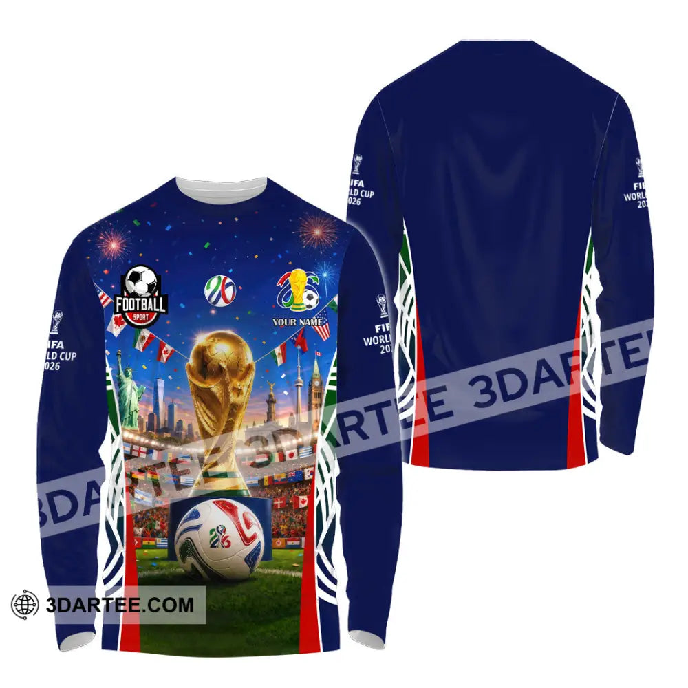 Unisex Shirt - Custom World Cup 2026 Shirt - Long Sleeve Shirt / S - T-shirt