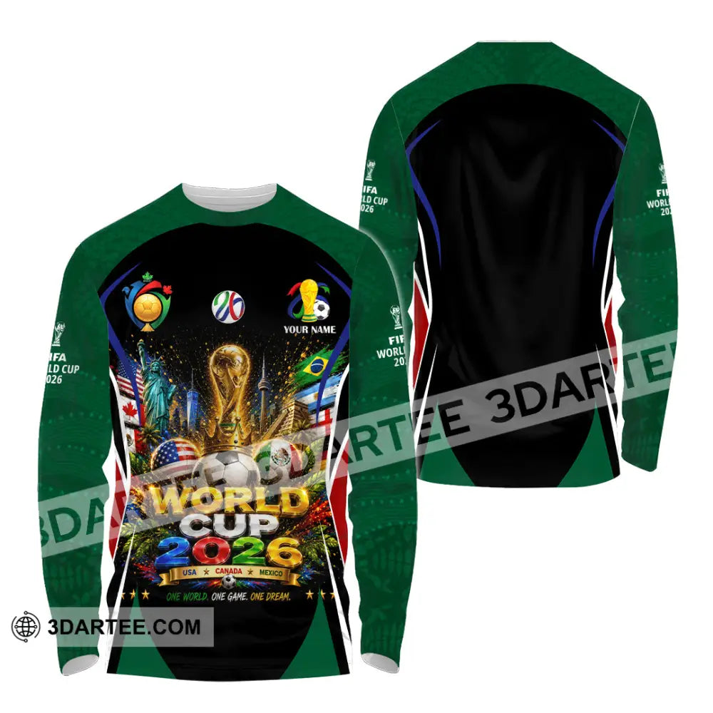 Unisex Shirt - Custom World Cup 2026 Shirt - Long Sleeve Shirt / S - T-shirt