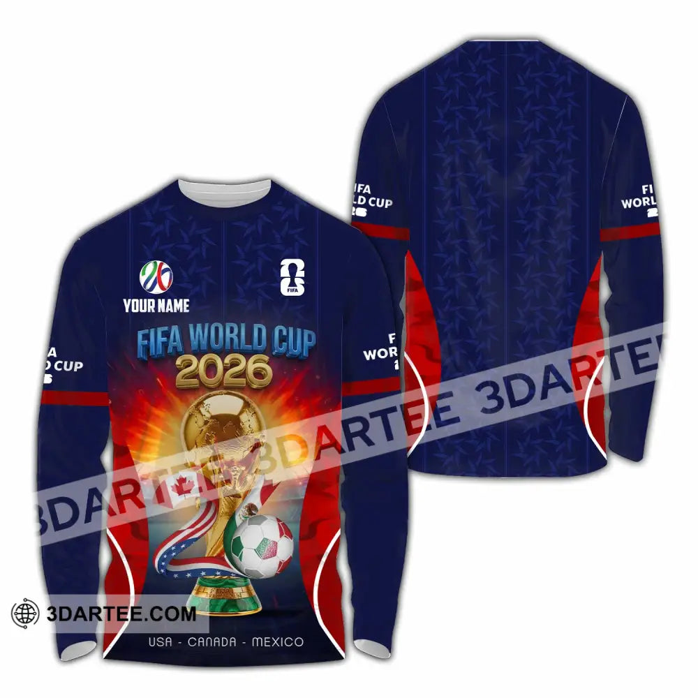 Unisex Shirt - Custom World Cup 2026 Shirt - Long Sleeve Shirt / S - T-shirt