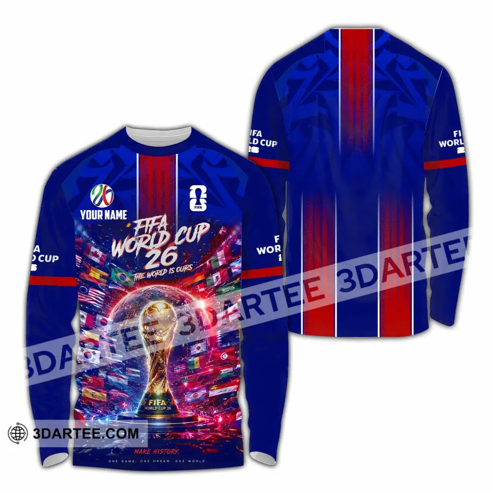 Unisex Shirt - Custom World Cup 2026 Shirt - Long Sleeve Shirt / S - T-shirt