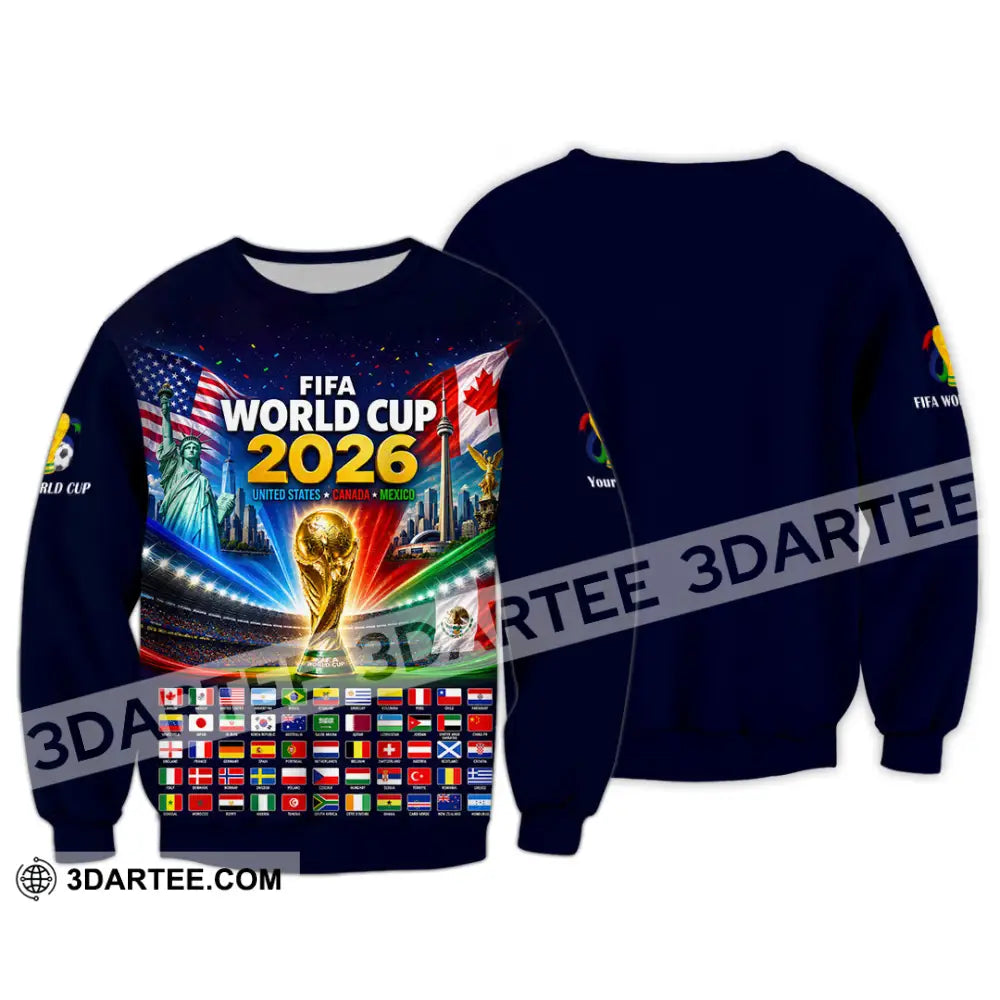 Unisex Shirt - Custom World Cup 2026 Shirt - Long Sleeve / S - T-shirt