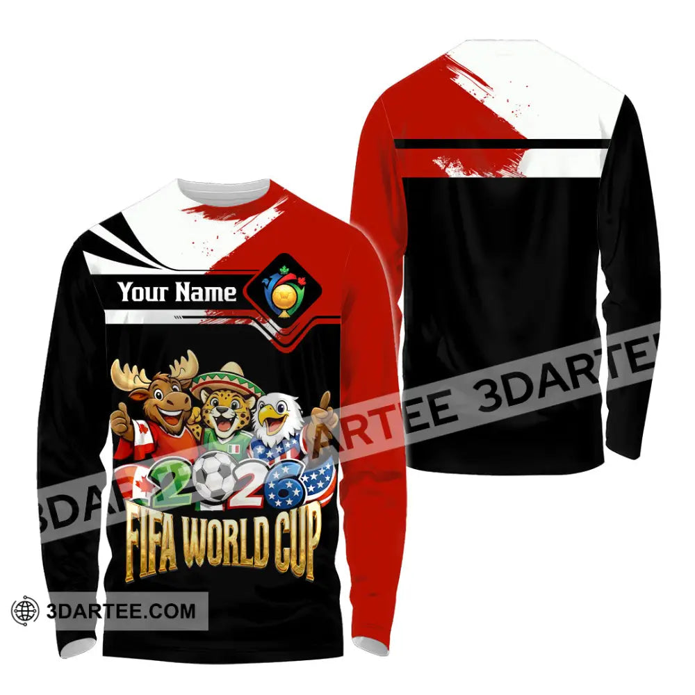 Unisex Shirt - Custom World Cup 2026 Shirt - Long Sleeve Shirt / S - T-shirt