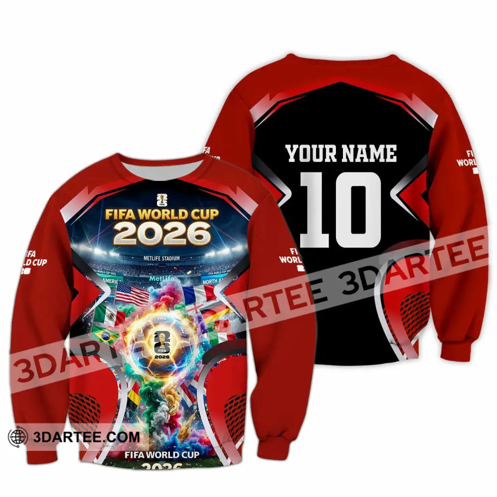 Unisex Shirt - Custom World Cup 2026 Shirt - Long Sleeve / S - T-shirt