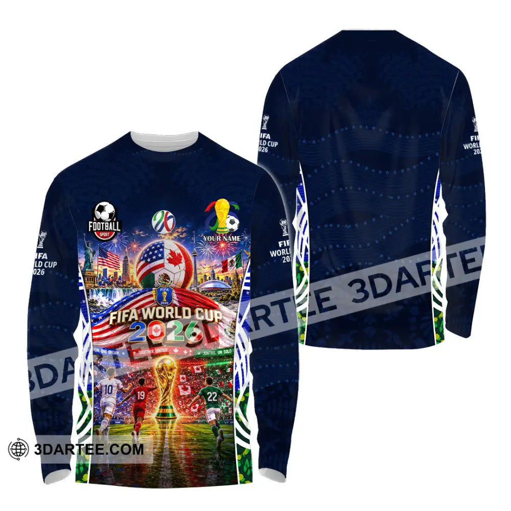 Unisex Shirt - Custom World Cup 2026 Shirt - Long Sleeve Shirt / S - T-shirt