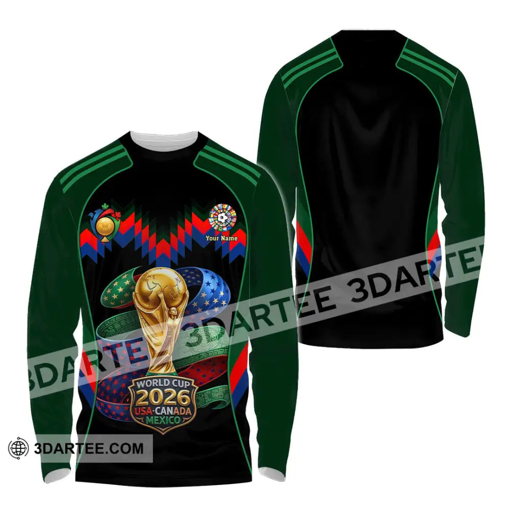 Unisex Shirt - Custom World Cup 2026 Shirt - Long Sleeve Shirt / S - T-shirt