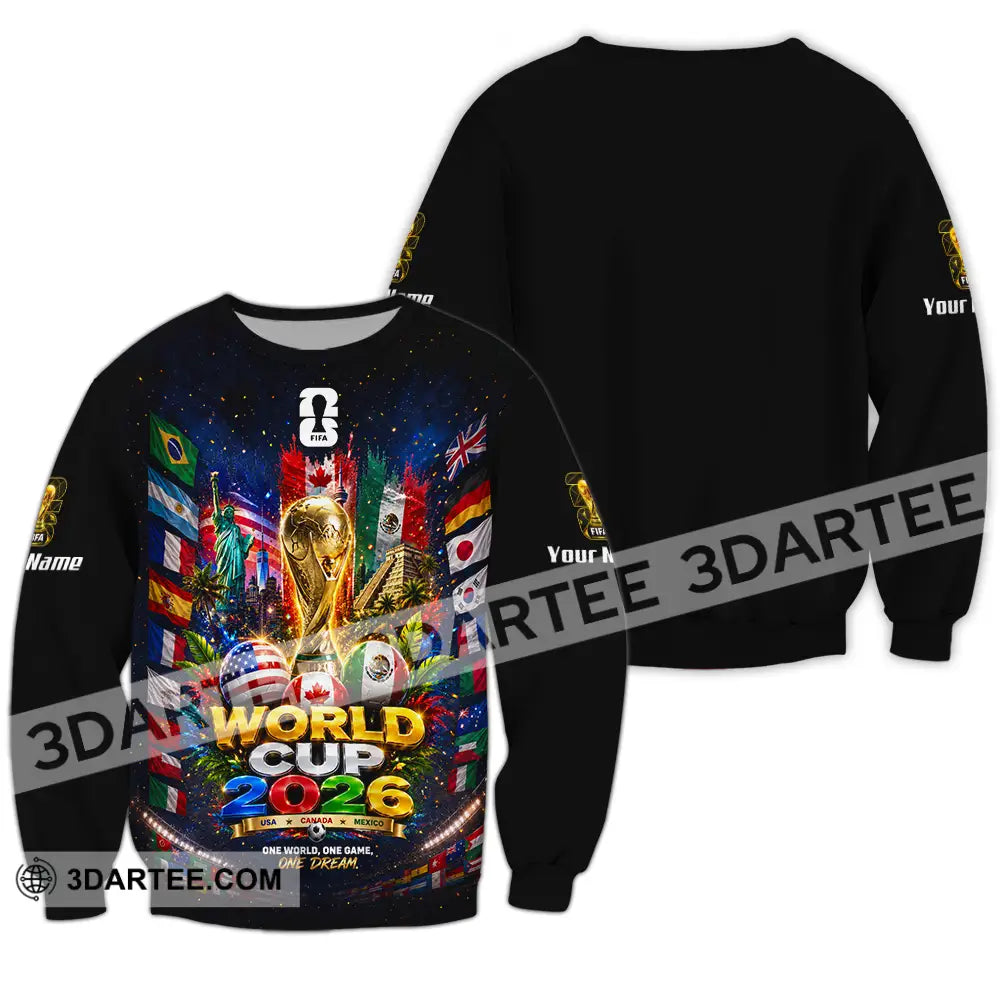 Unisex Shirt - Custom World Cup 2026 Shirt - Long Sleeve / S - T-shirt