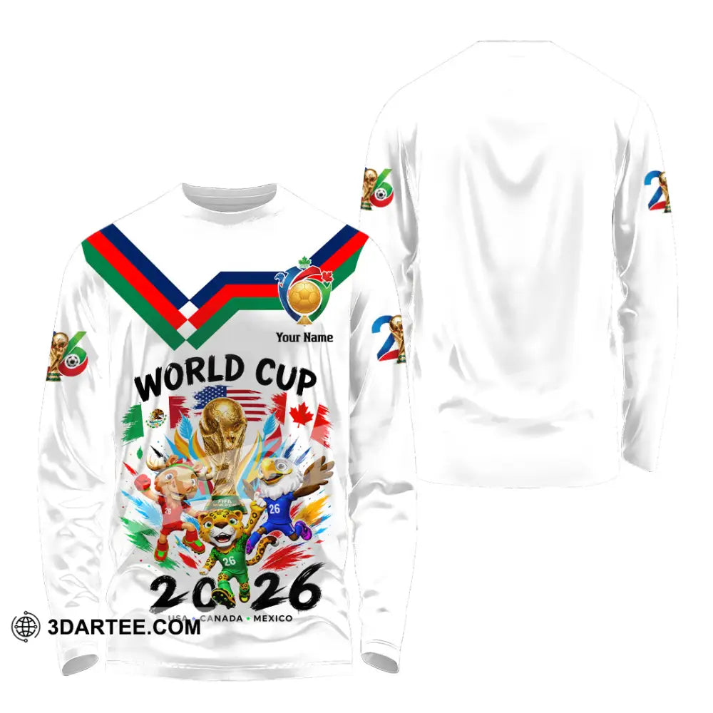 Unisex Shirt - Custom World Cup 2026 Shirt - Long Sleeve Shirt / S - T-shirt