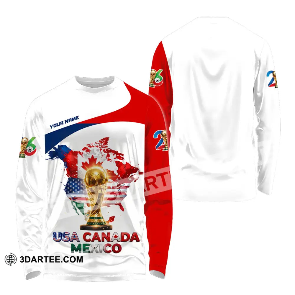 Unisex Shirt - Custom World Cup 2026 Shirt - Long Sleeve Shirt / S - T-shirt