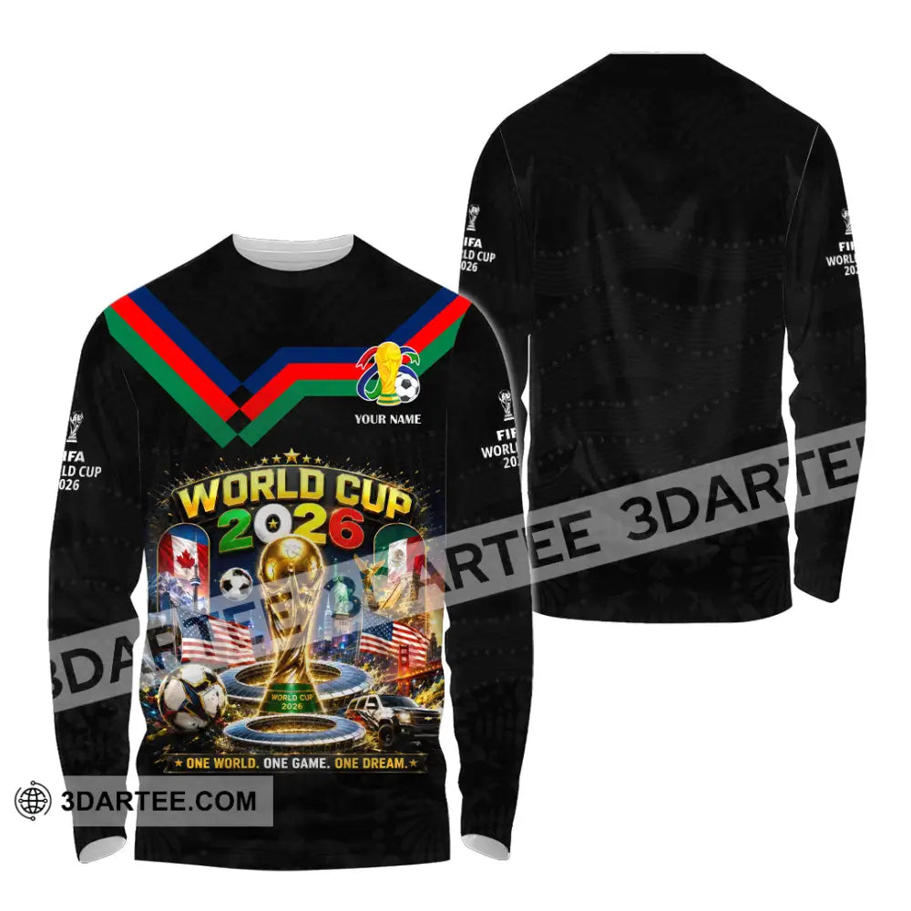 Unisex Shirt - Custom World Cup 2026 Shirt - Long Sleeve Shirt / S - T-shirt