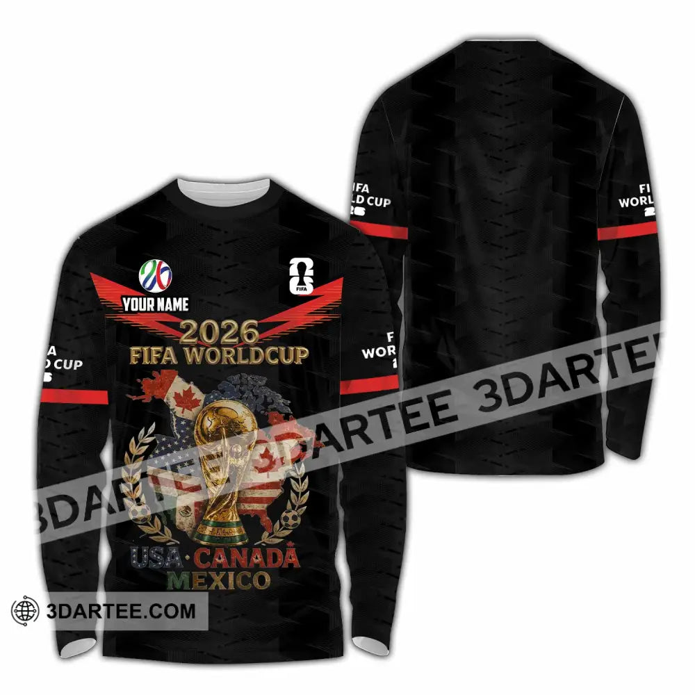 Unisex Shirt - Custom World Cup 2026 Shirt - Long Sleeve Shirt / S - T-shirt