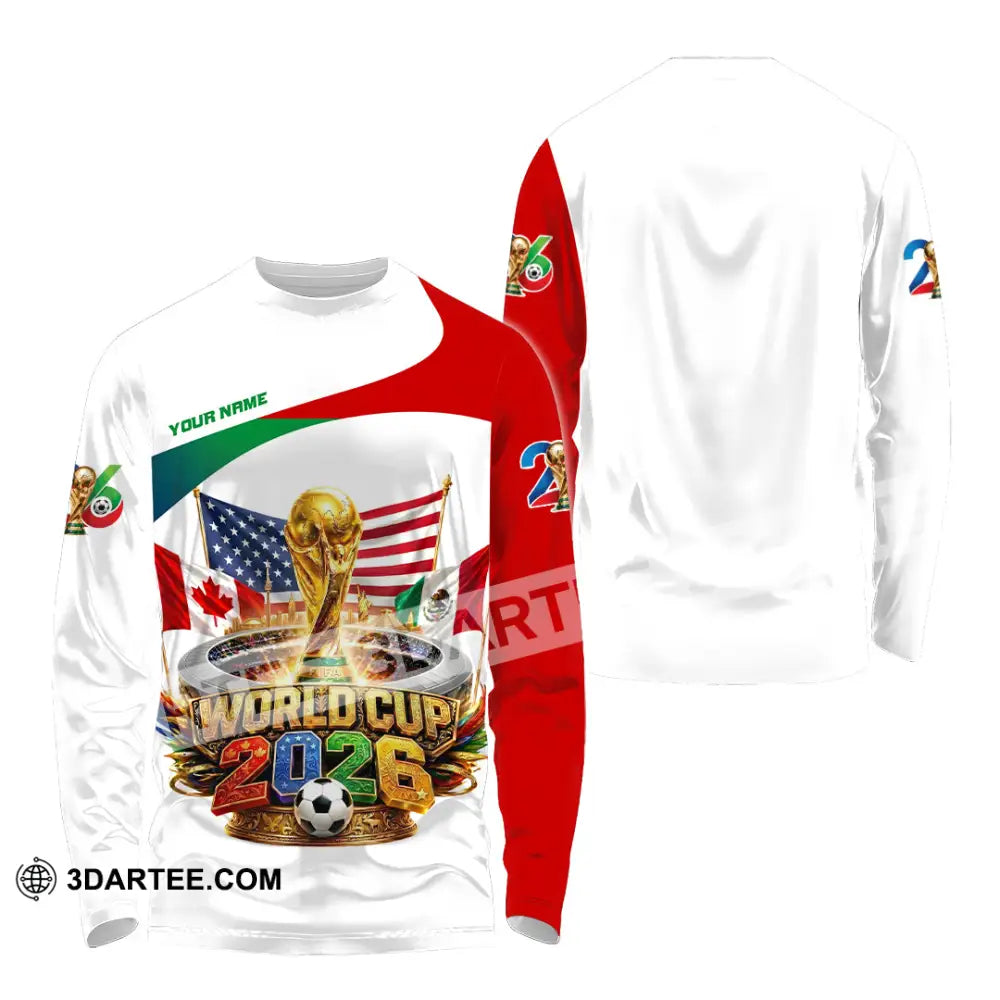 Unisex Shirt - Custom World Cup 2026 Shirt - Long Sleeve Shirt / S - T-shirt