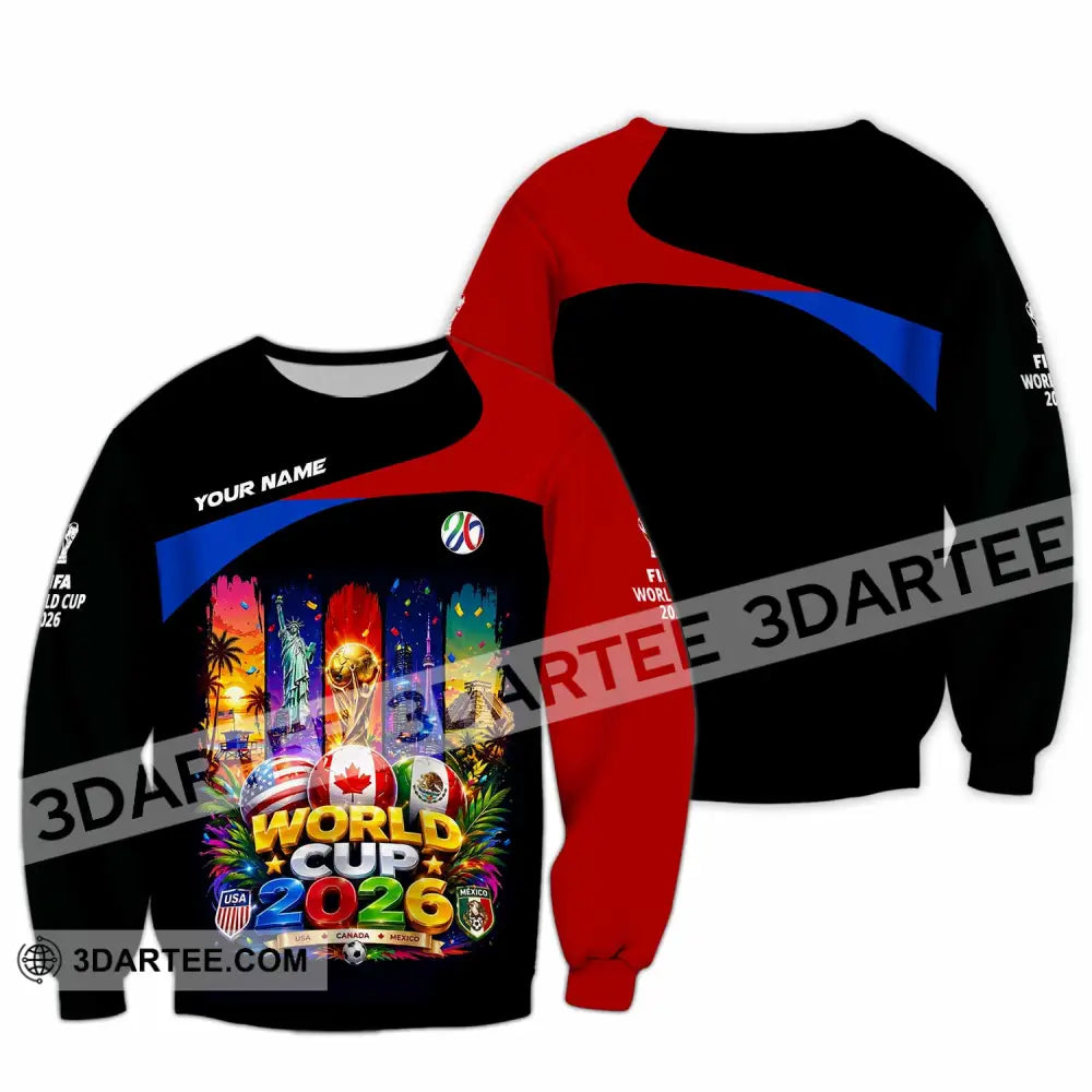 Unisex Shirt - Custom World Cup 2026 Shirt - Long Sleeve / S - T-shirt