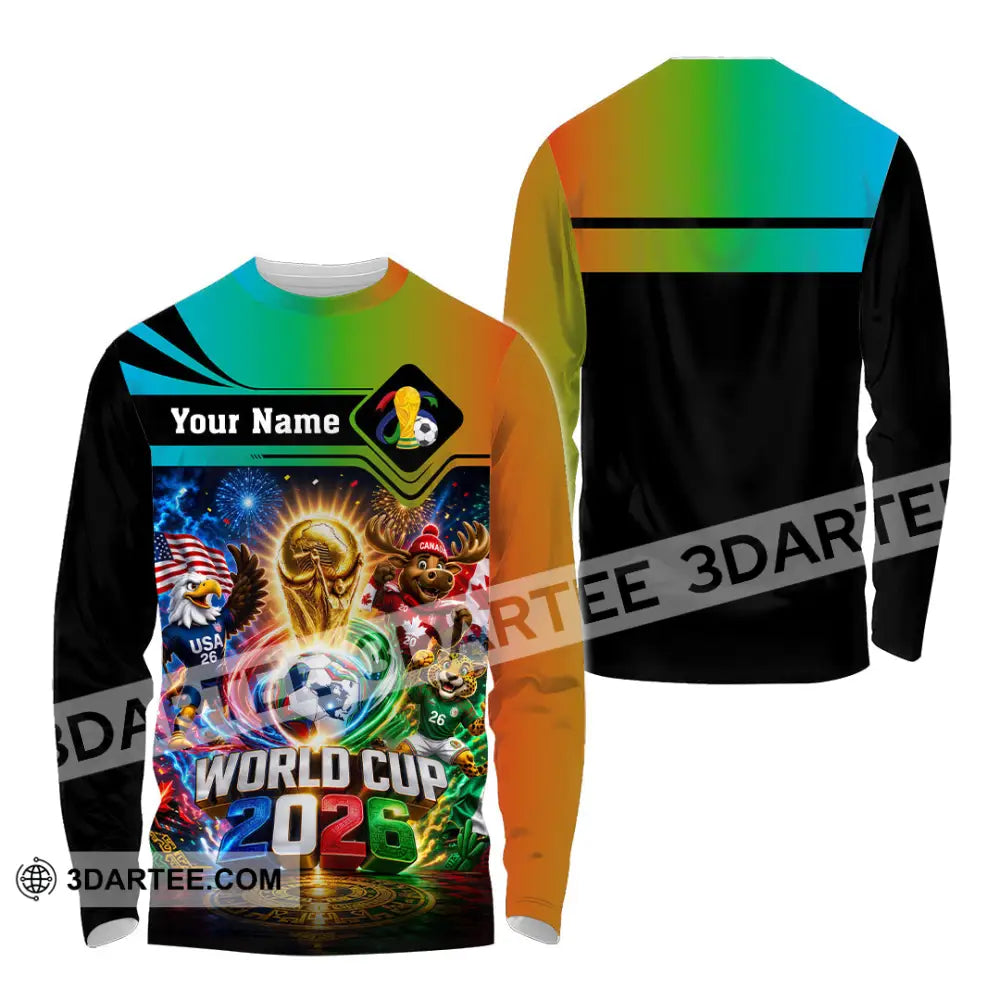 Unisex Shirt - Custom World Cup 2026 Shirt - Long Sleeve Shirt / S - T-shirt