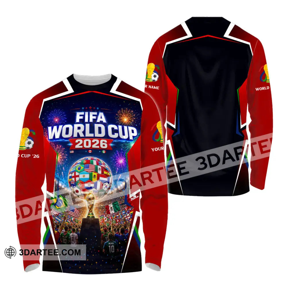 Unisex Shirt - Custom World Cup 2026 Shirt - Long Sleeve Shirt / S - T-shirt