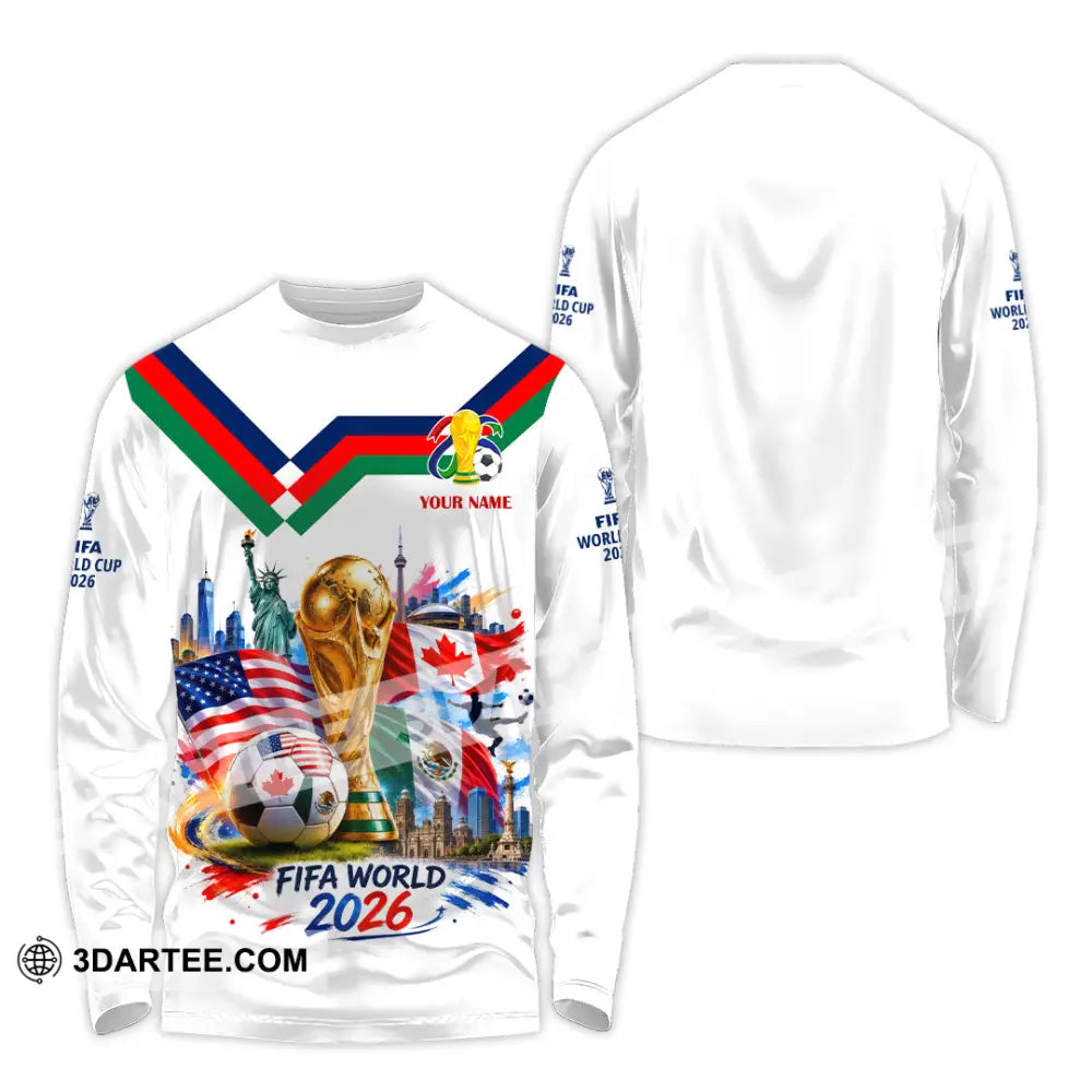 Unisex Shirt - Custom World Cup 2026 Shirt - Long Sleeve Shirt / S - T-shirt