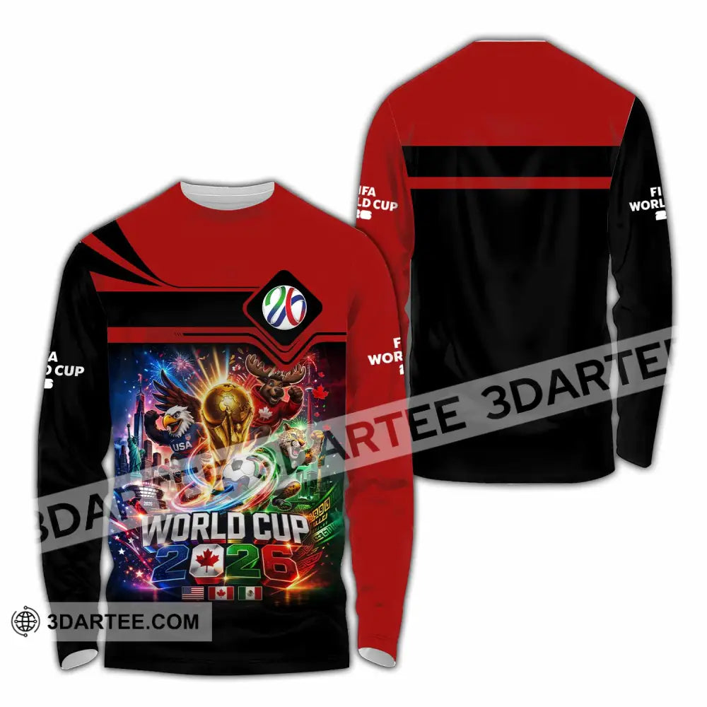 Unisex Shirt - Custom World Cup 2026 Shirt - Long Sleeve Shirt / S - T-shirt