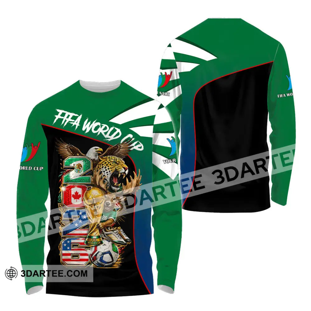 Unisex Shirt - Custom World Cup 2026 Shirt - Long Sleeve Shirt / S - T-shirt