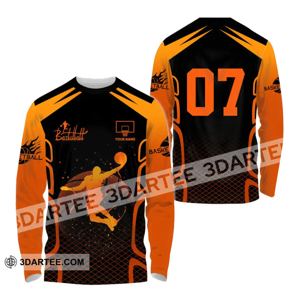 Unisex Shirt - Custom Love Basketball Shirt Long Sleeve Shirt / S T-shirt
