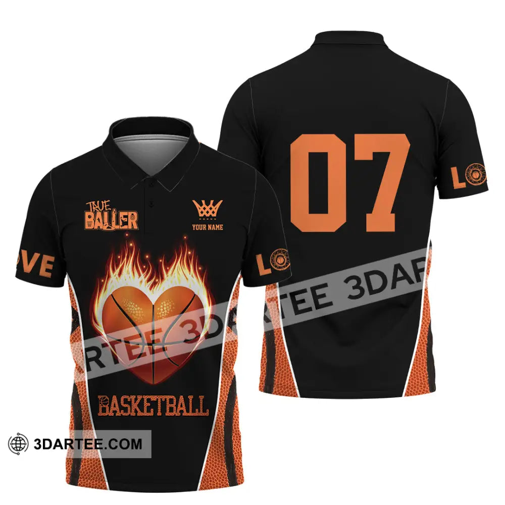 Unisex Shirt - Custom Love Basketball Shirt Polo Shirt / S T-shirt
