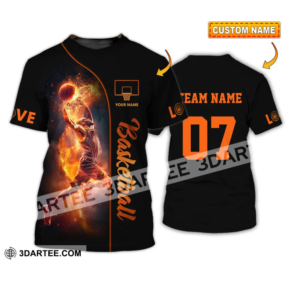 Unisex Shirt - Custom Love Basketball Shirt T-shirt