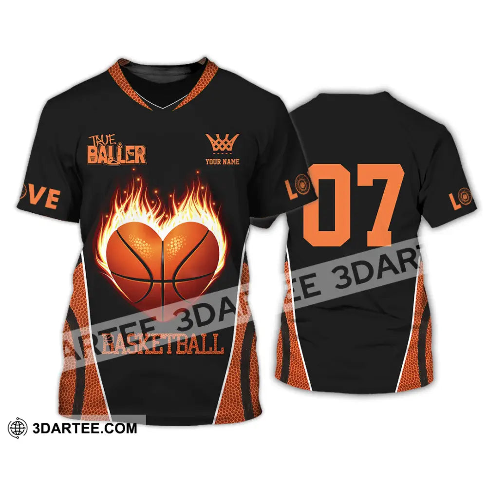 Unisex Shirt - Custom Love Basketball Shirt T-Shirt / S T-shirt