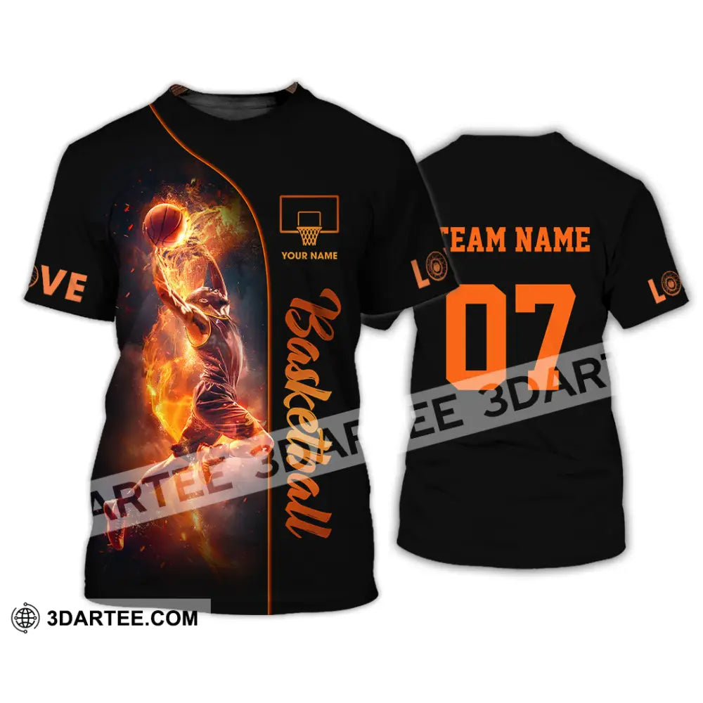 Unisex Shirt - Custom Love Basketball Shirt T-Shirt / S T-shirt