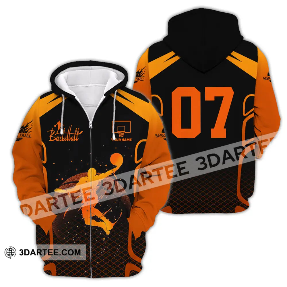 Unisex Shirt - Custom Love Basketball Shirt Zipper Hoodie / S T-shirt