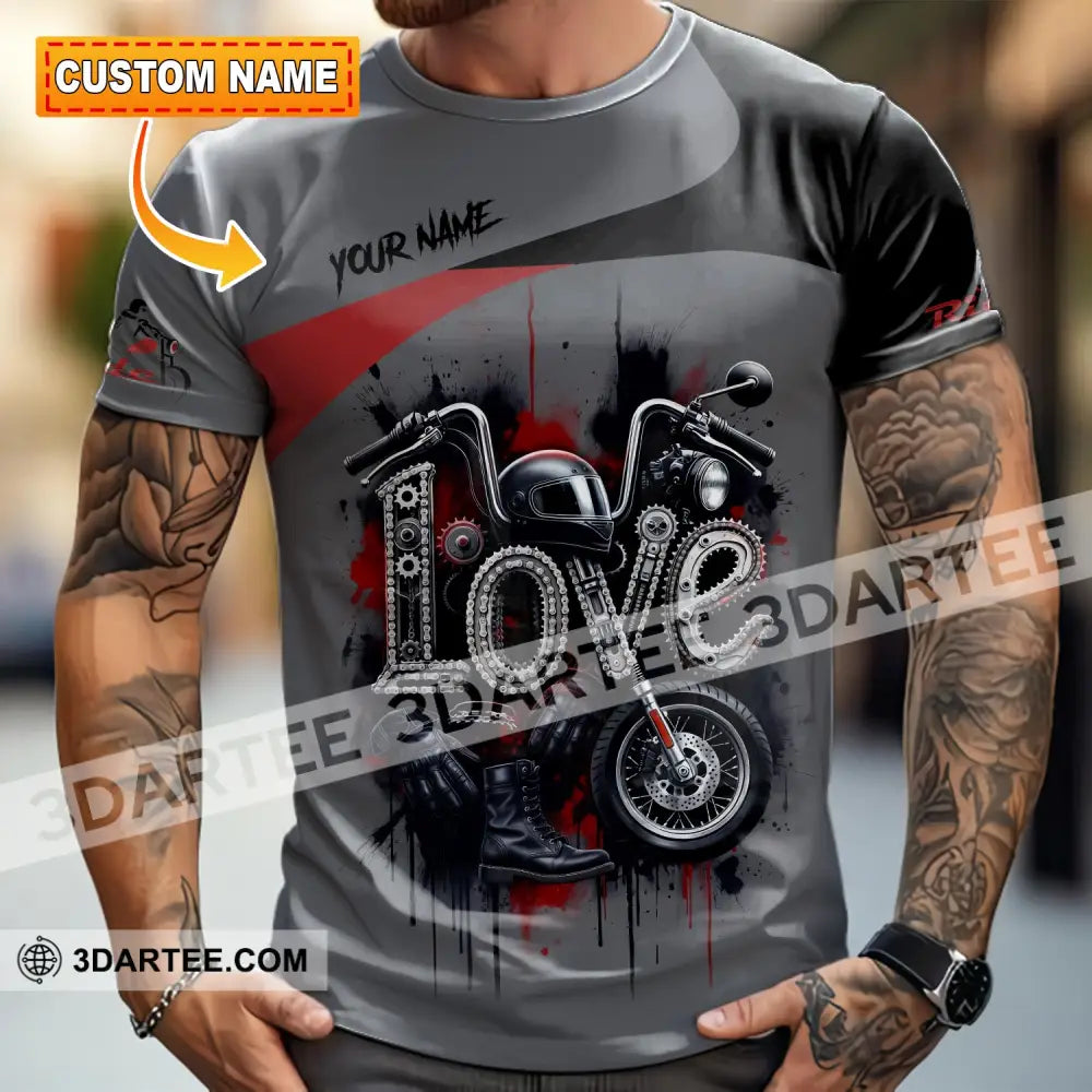 Unisex Shirt - Custom Love Rider 3D Shirt - T-shirt