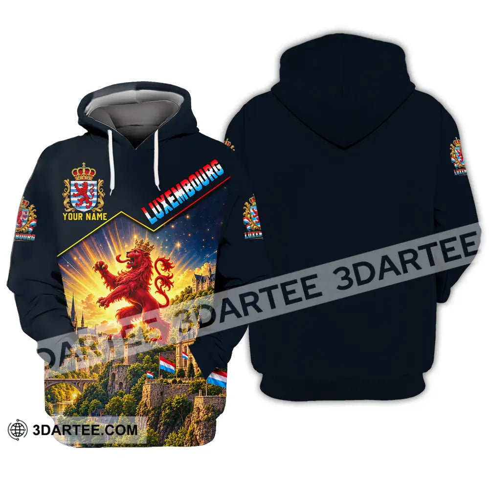 Unisex Shirt - Custom Luxembourg Shirt - Hoodie / S - T-shirt