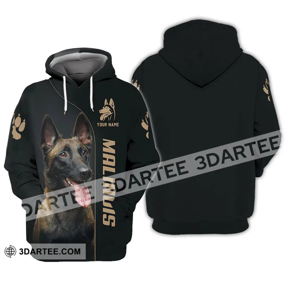 Unisex Shirt - Custom Malinois Pet Lover Shirt Hoodie / S T-shirt