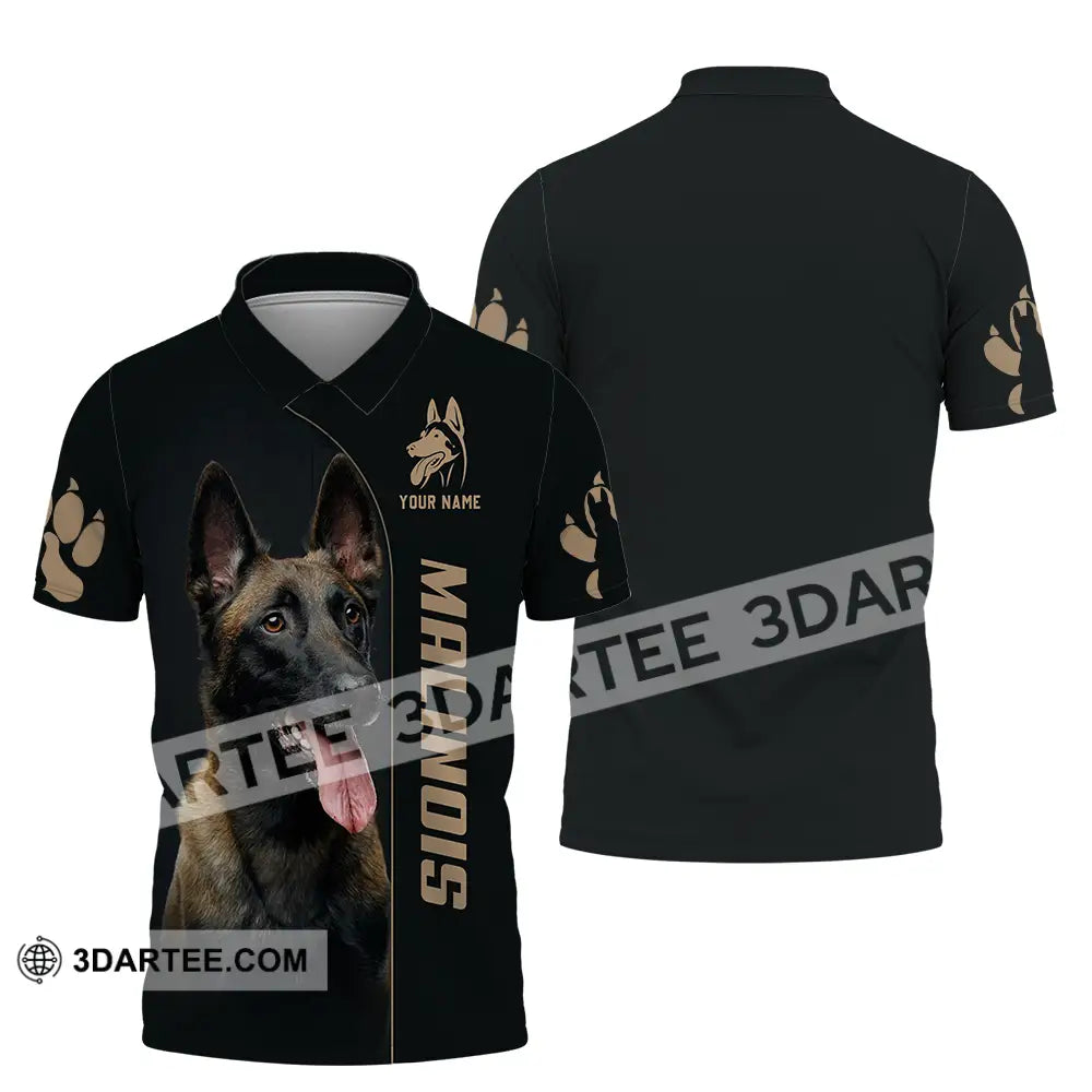 Unisex Shirt - Custom Malinois Pet Lover Shirt Polo Shirt / S T-shirt