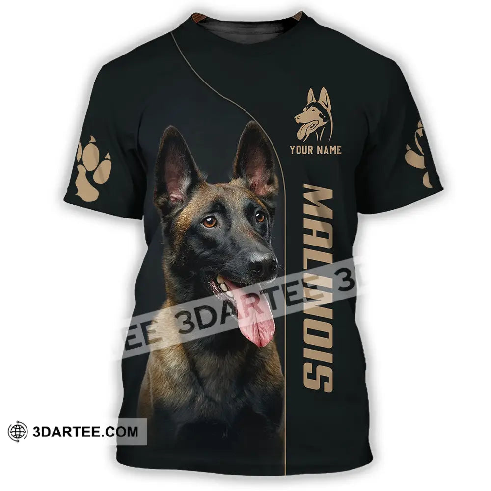 Unisex Shirt - Custom Malinois Pet Lover Shirt T-Shirt / S T-shirt