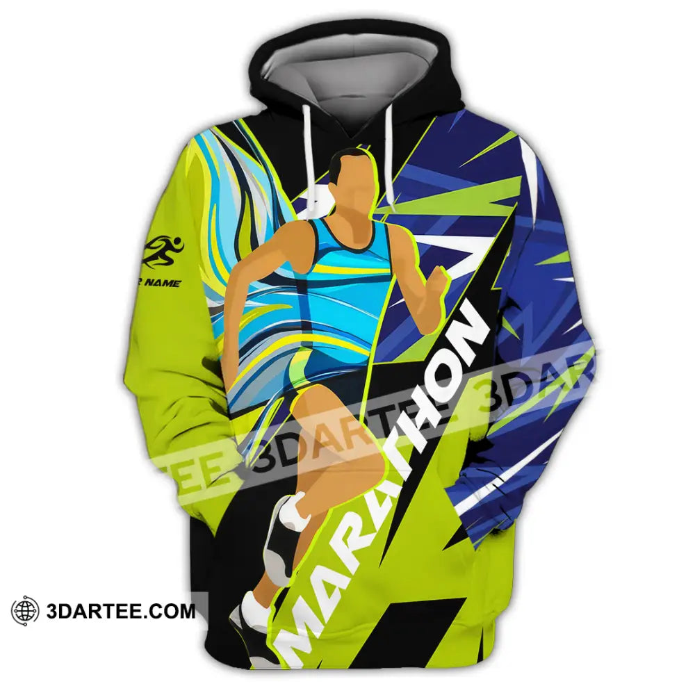 Unisex Shirt - Custom Marathon 3D Shirt Hoodie / S T-shirt