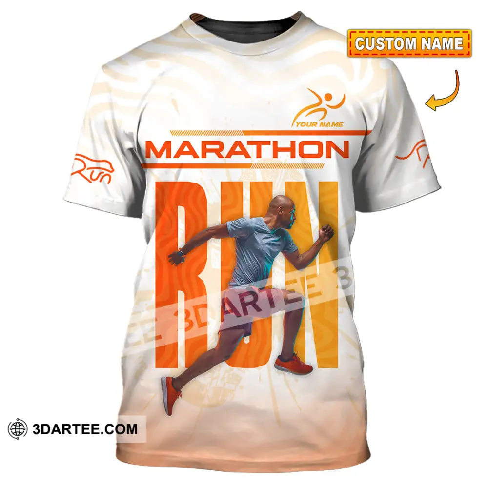Unisex Shirt - Custom Marathon 3D Shirt T-shirt