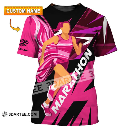 Unisex Shirt - Custom Marathon 3D Shirt T-shirt