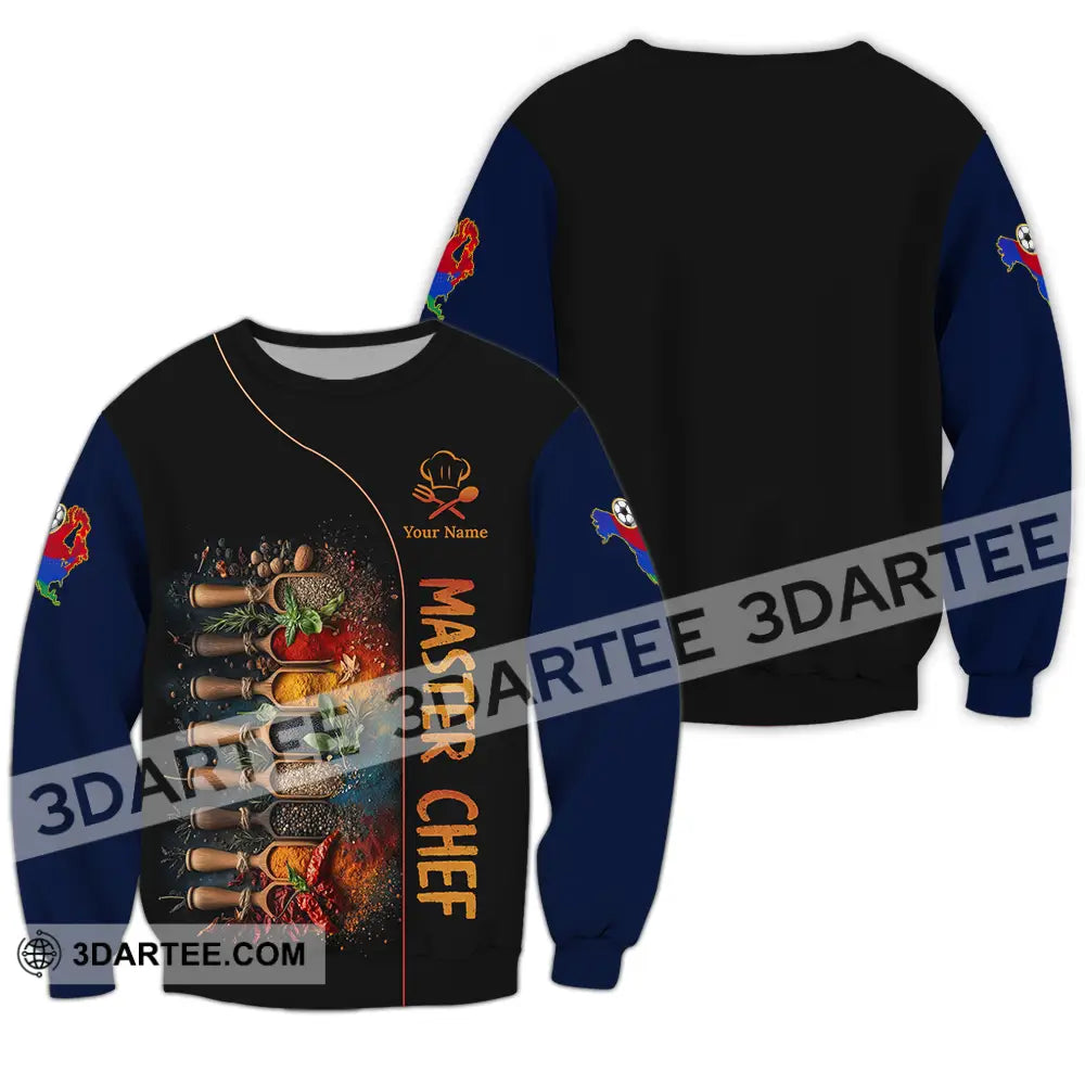 Unisex Shirt - Custom Master Chef 3D Shirt Long Sleeve / S T-shirt