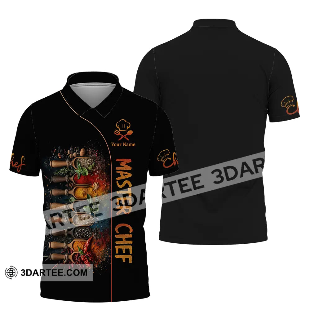 Unisex Shirt - Custom Master Chef 3D Shirt Polo Shirt / S T-shirt