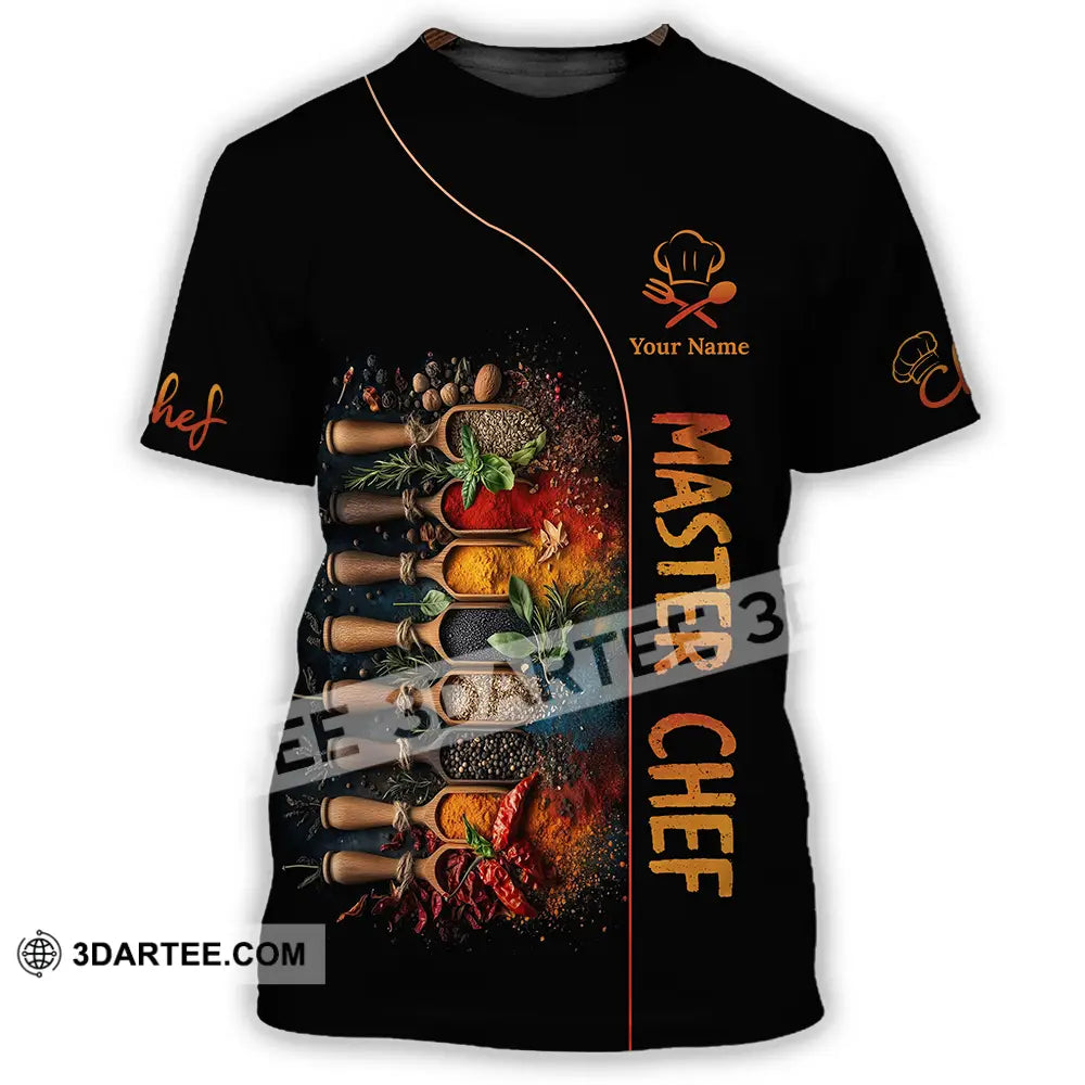 Unisex Shirt - Custom Master Chef 3D Shirt T-Shirt / S T-shirt