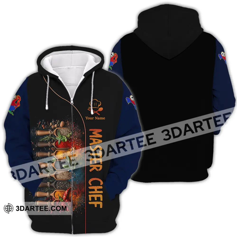 Unisex Shirt - Custom Master Chef 3D Shirt Zipper Hoodie / S T-shirt