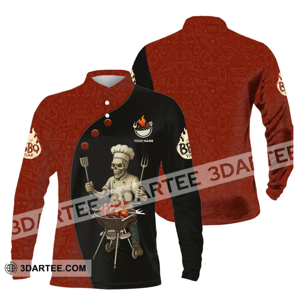 Unisex Shirt - Custom Master Chef Shirt Long Sleeve Polo / S T-shirt