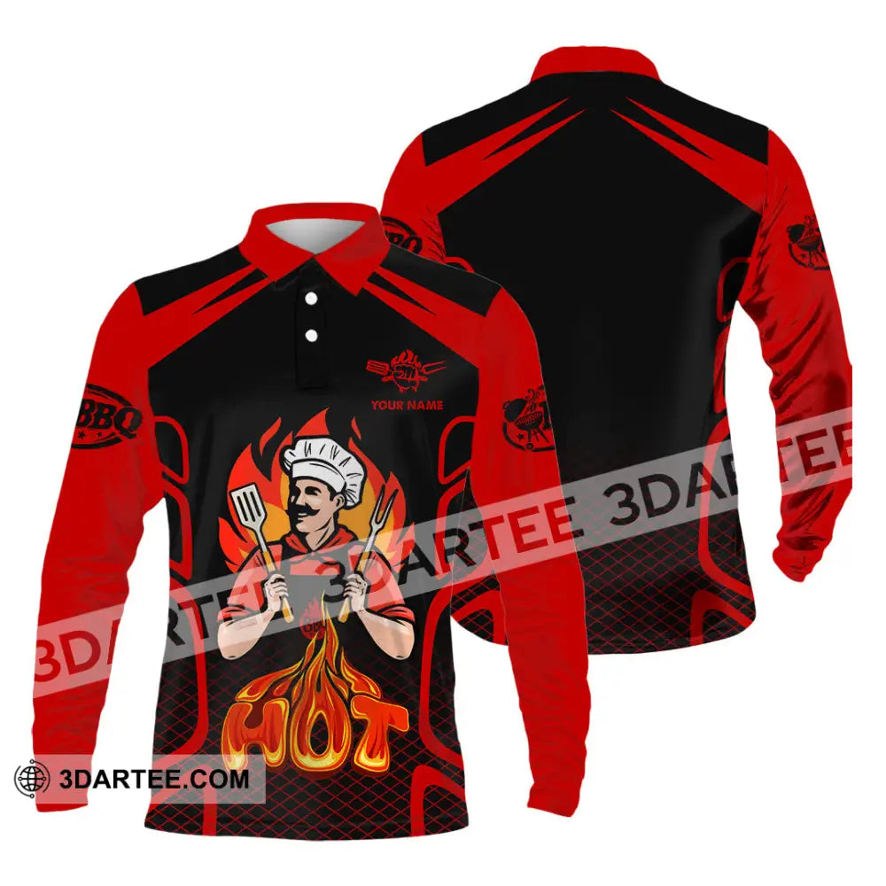 Unisex Shirt - Custom Master Chef Shirt Long Sleeve Polo / S T-shirt
