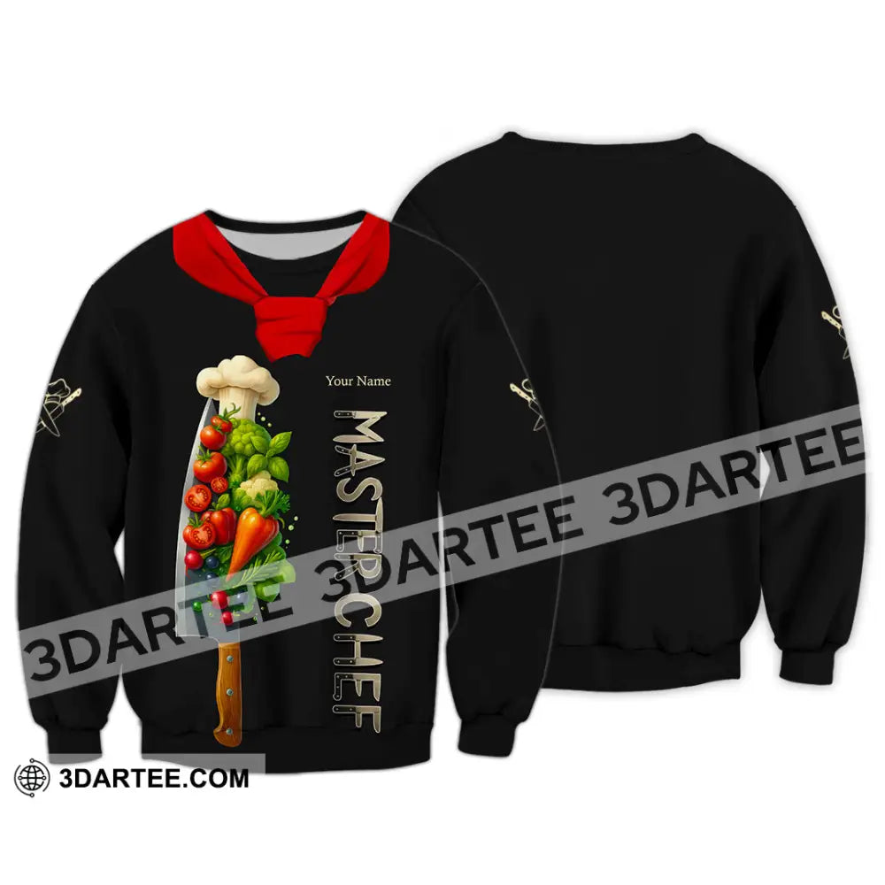 Unisex Shirt - Custom Master Chef Shirt Long Sleeve / S T-shirt